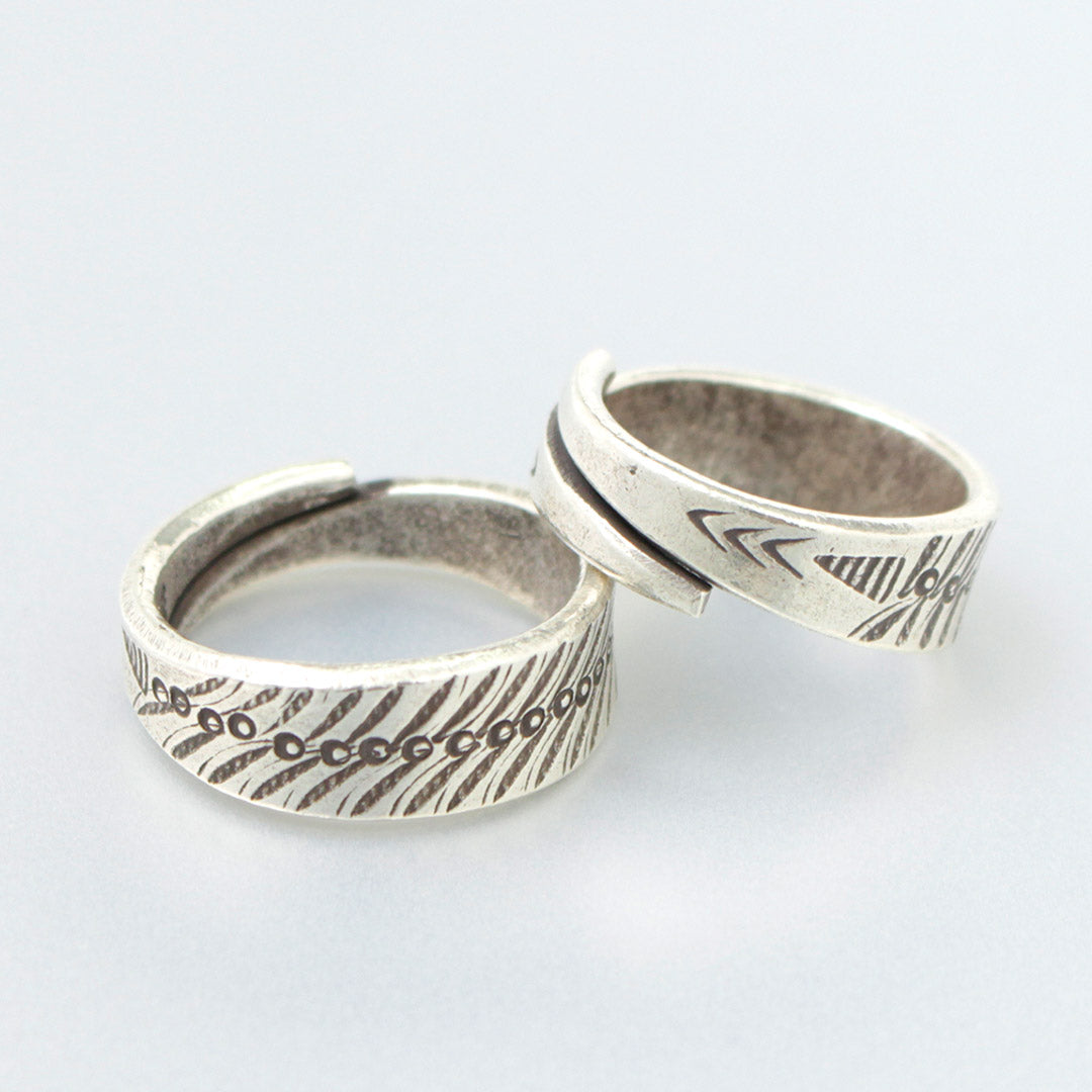 phadua / anillo de plata ancho