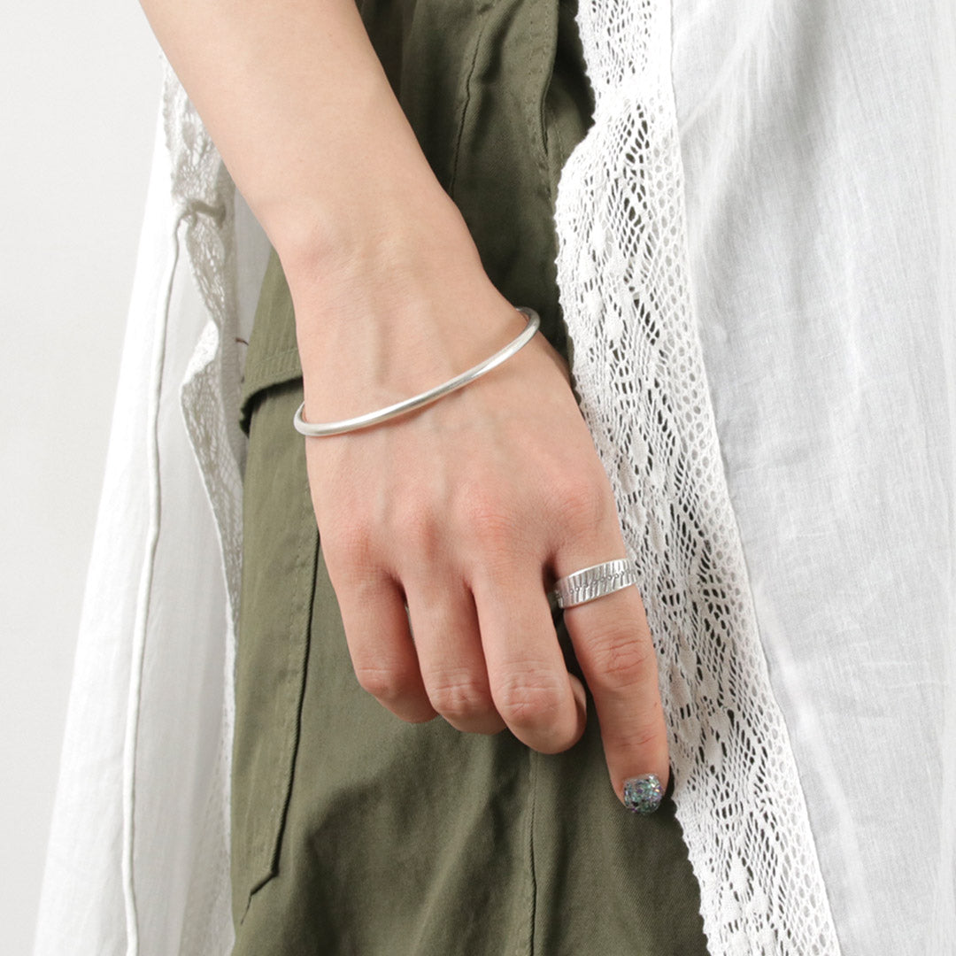 phadua / anillo de plata ancho