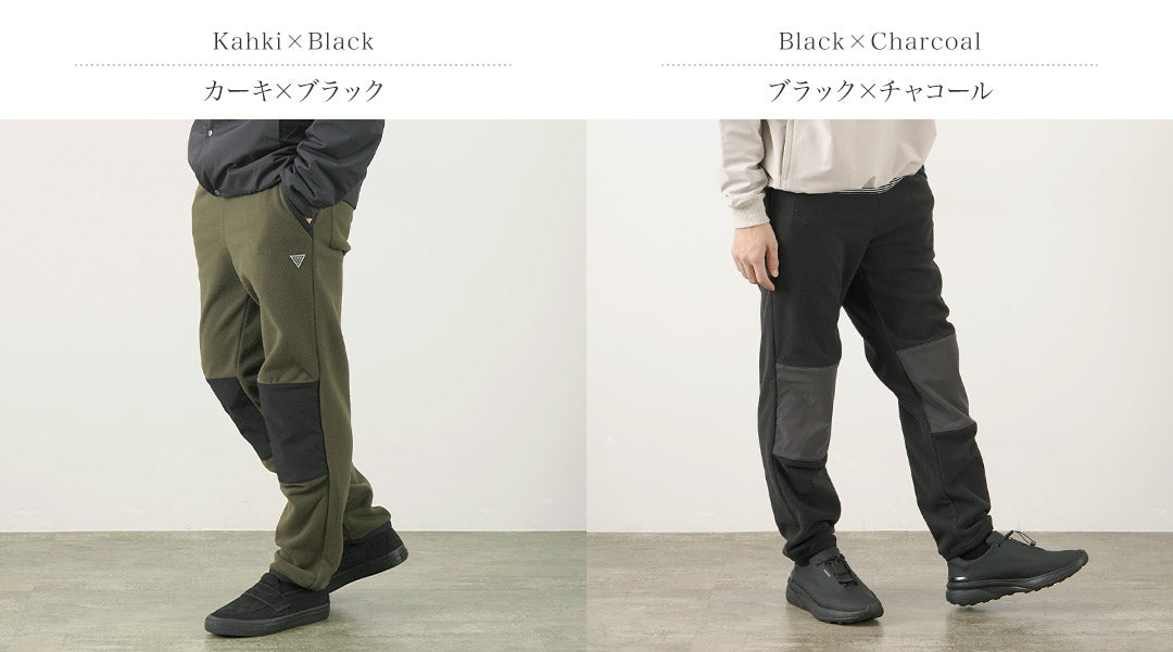 Pantalons du schéma de chiffon / polaire