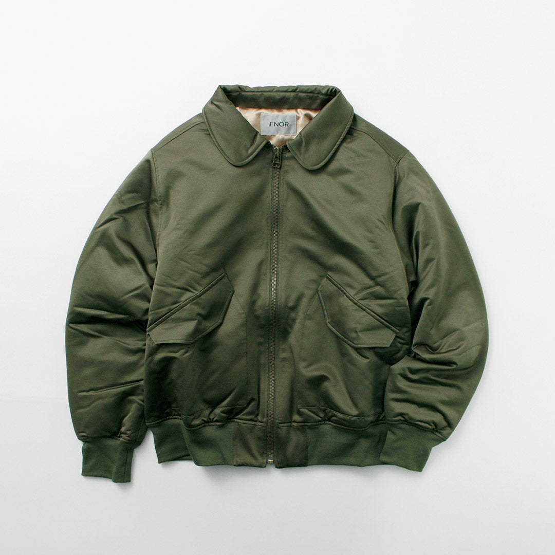 FNOR / Slight Satin Pair Away Flight Jacket