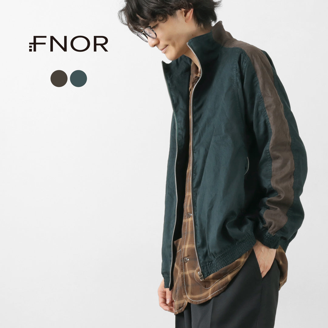 Fnor / chaqueta de pista aterciopelada