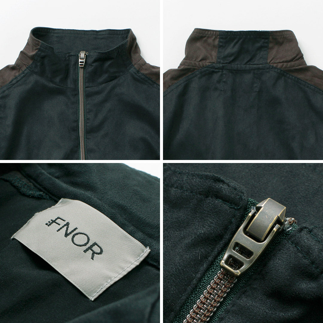 Fnor / chaqueta de pista aterciopelada