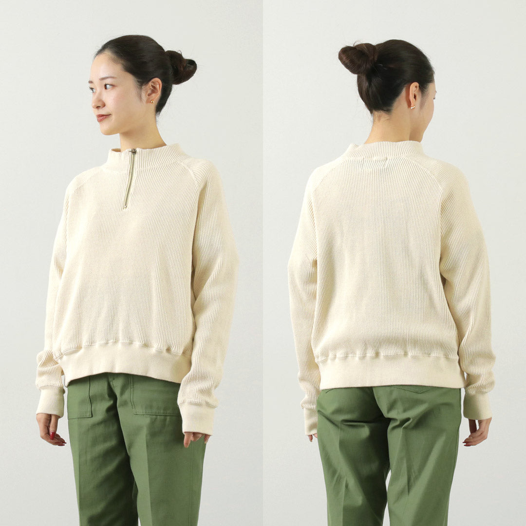 FNOR / Waffle Open-End Waffle Half-Zip Pullover