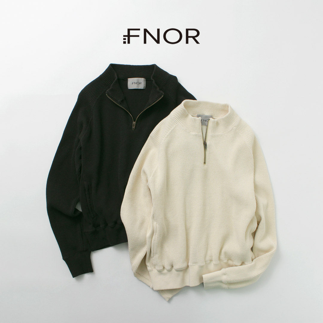FNOR / Waffle Open-End Waffle Half-Zip Pullover