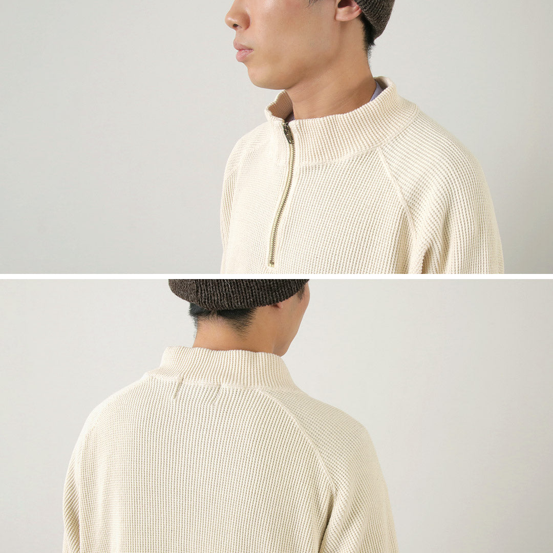 FNOR / Waffle Open-End Waffle Half-Zip Pullover