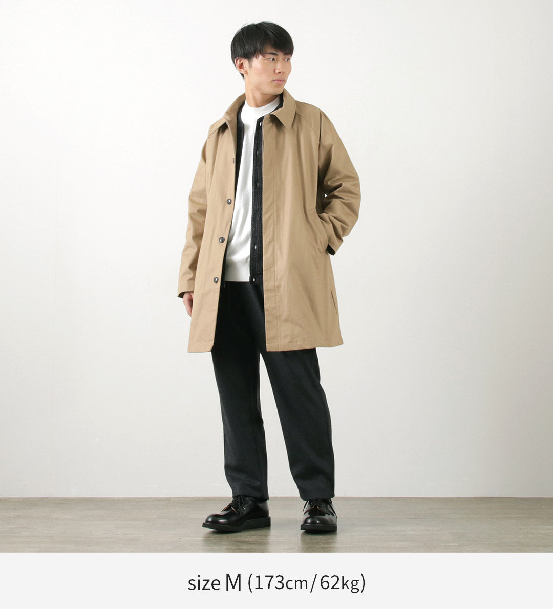 ROCOCO / High Density fabric Balmacaan Coat