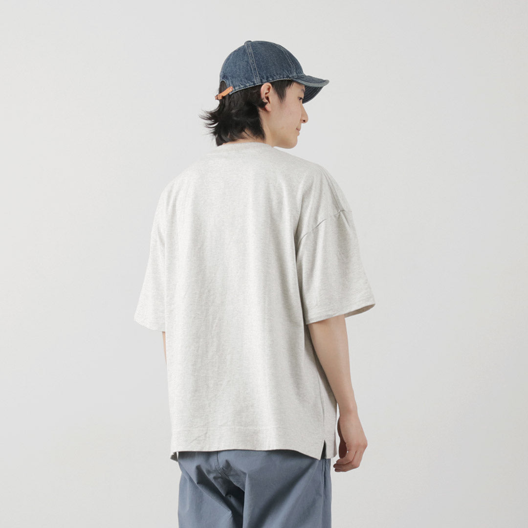 T-shirt gohemp / large fente bruyère