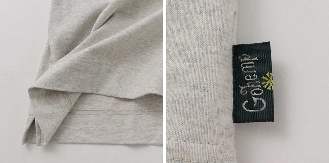 T-shirt gohemp / large fente bruyère