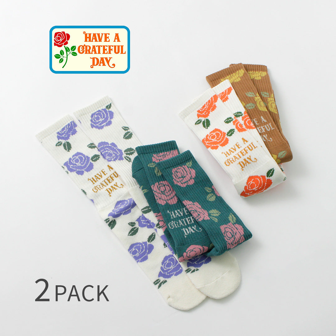Avoir une fleur de chaussettes / équipage reconnaissante