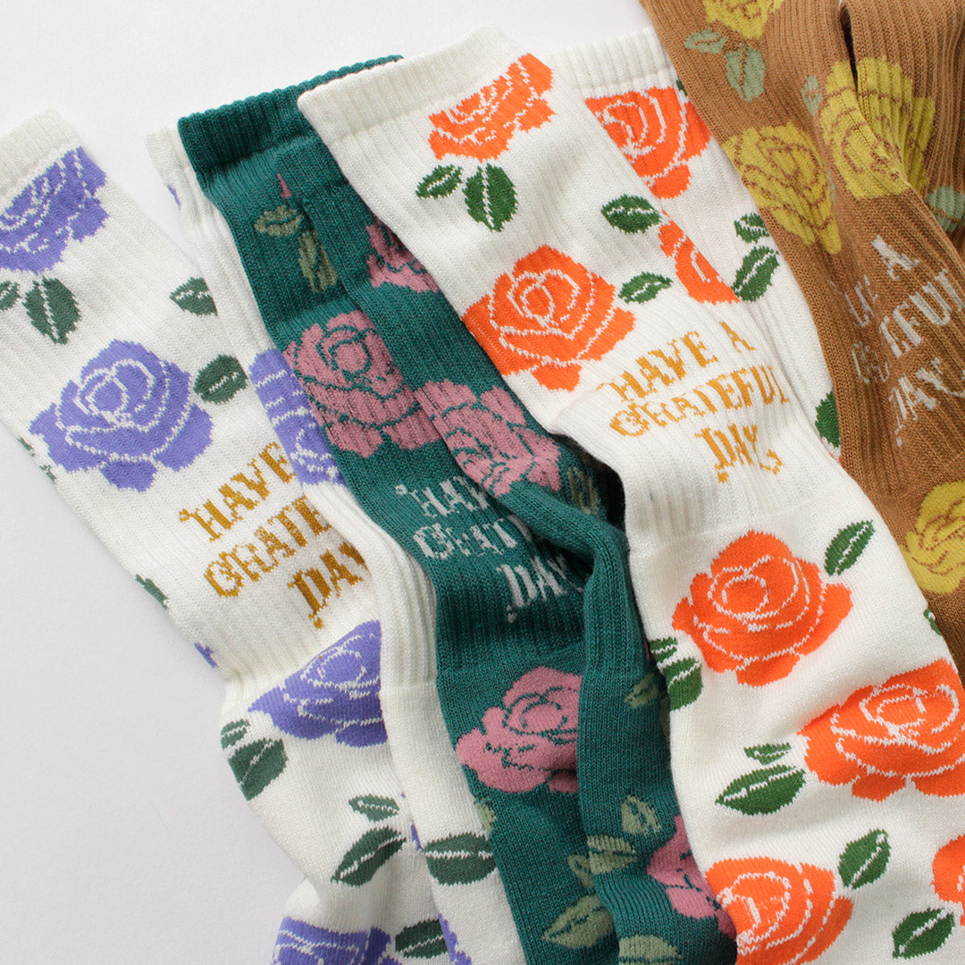 Avoir une fleur de chaussettes / équipage reconnaissante