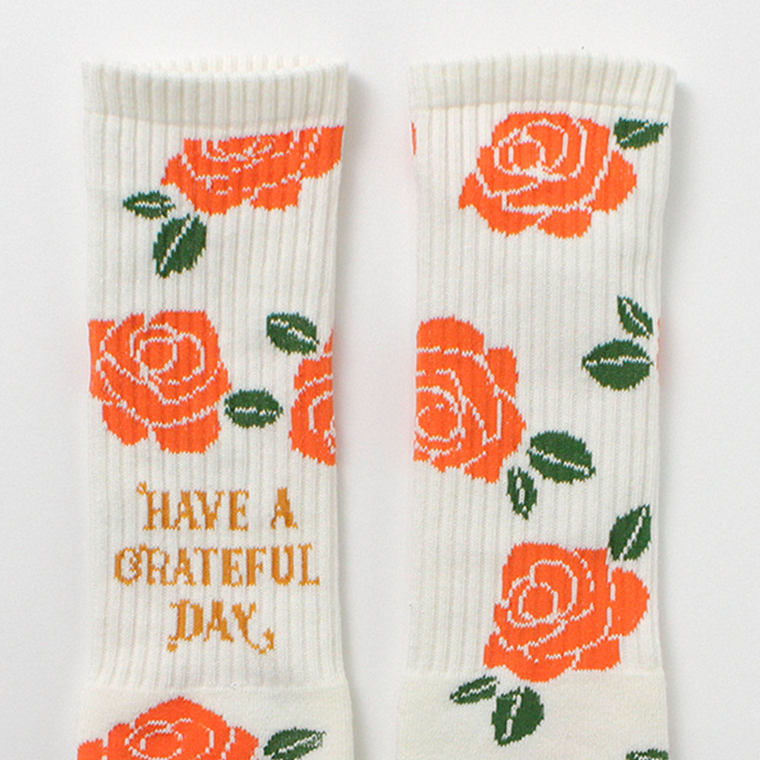 Avoir une fleur de chaussettes / équipage reconnaissante