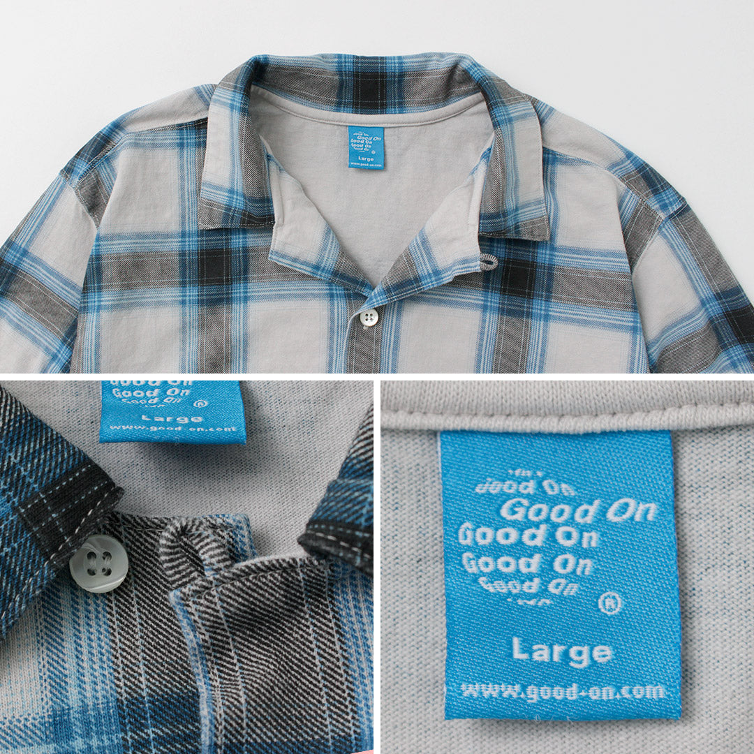 Bonne chemise ouverte à manches longues sur / ombre