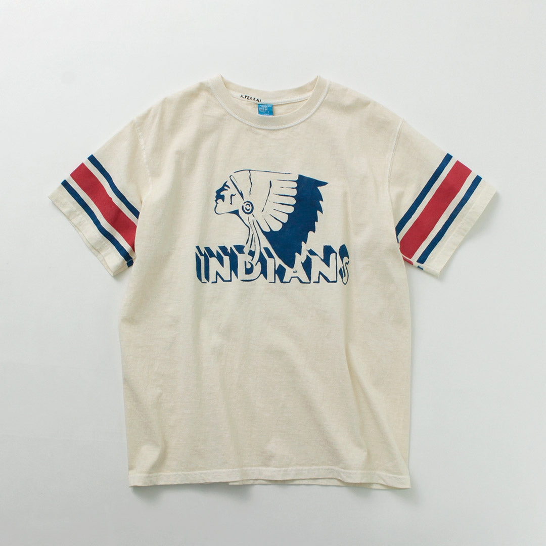 Bon t-shirt indien à manches millées / vintage