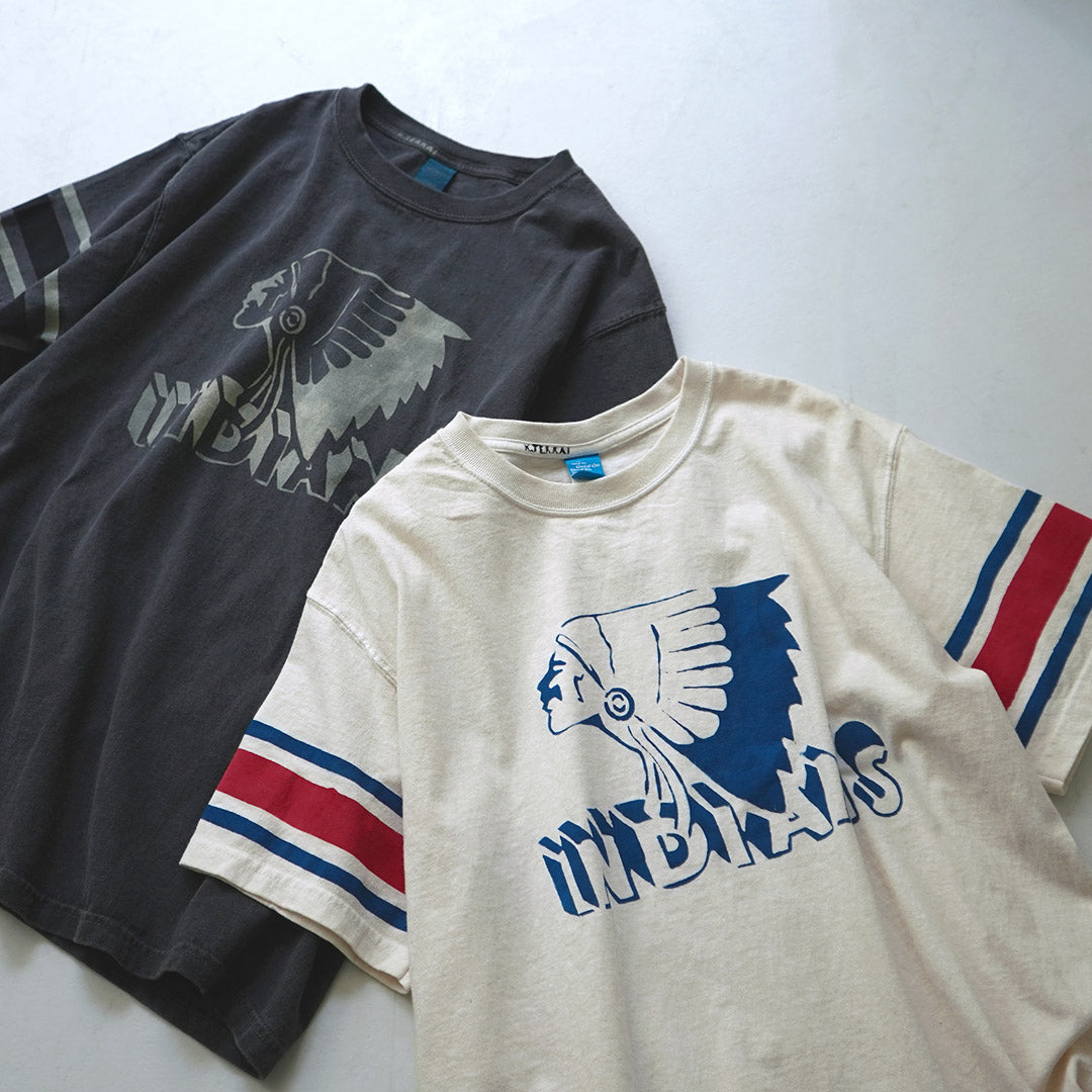 Bon t-shirt indien à manches millées / vintage