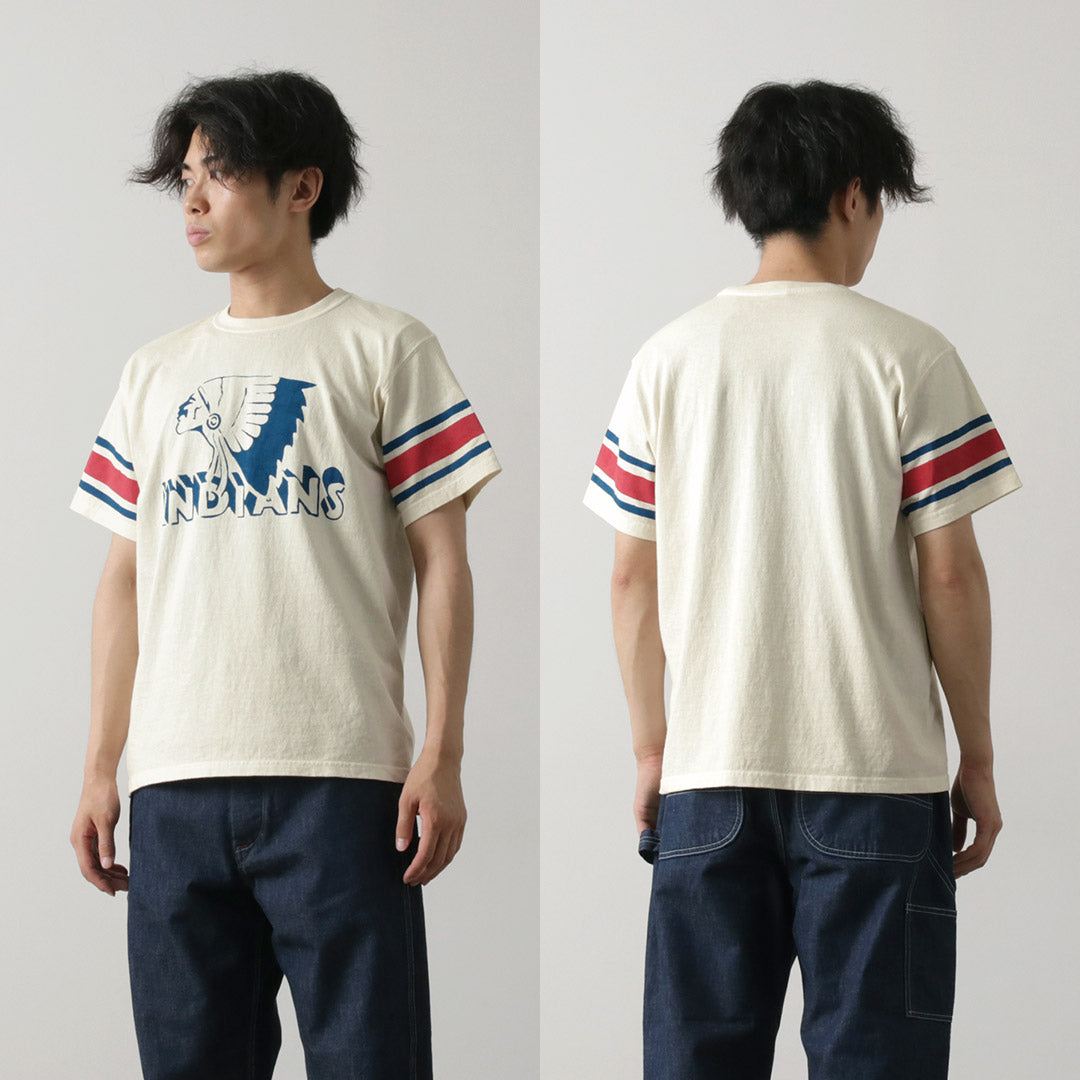Bon t-shirt indien à manches millées / vintage