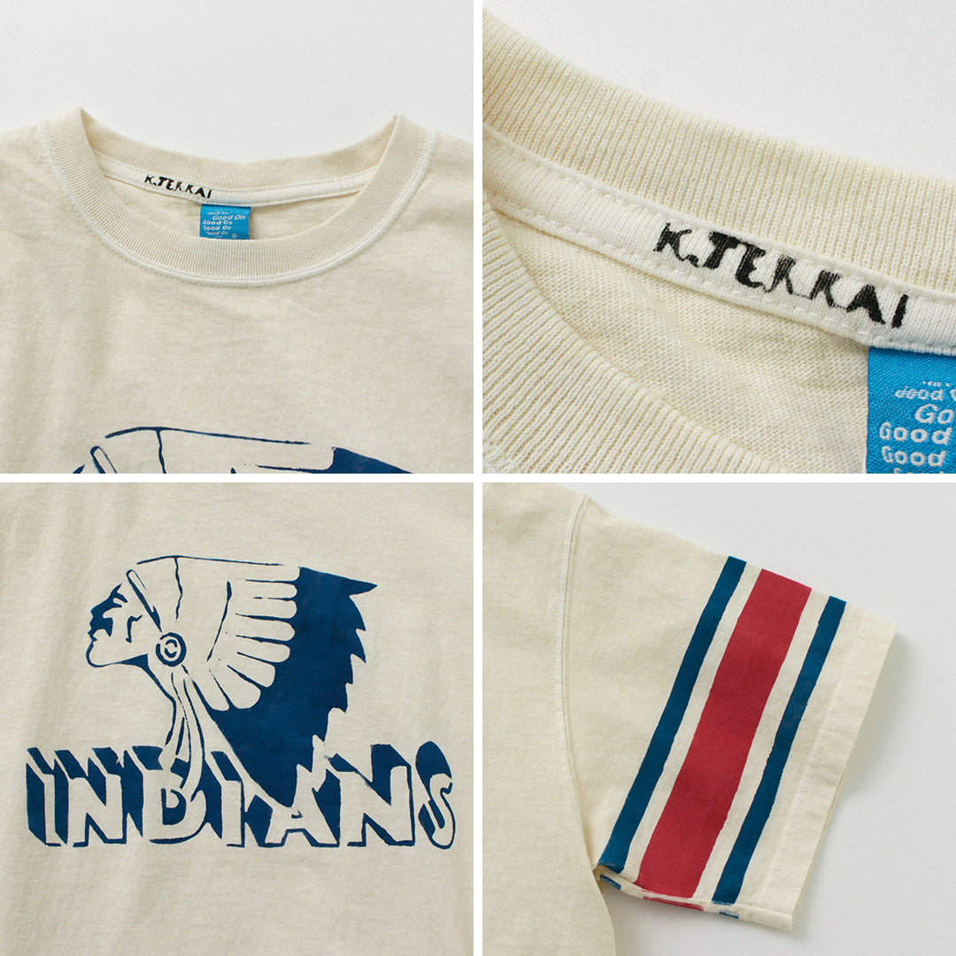Bon t-shirt indien à manches millées / vintage