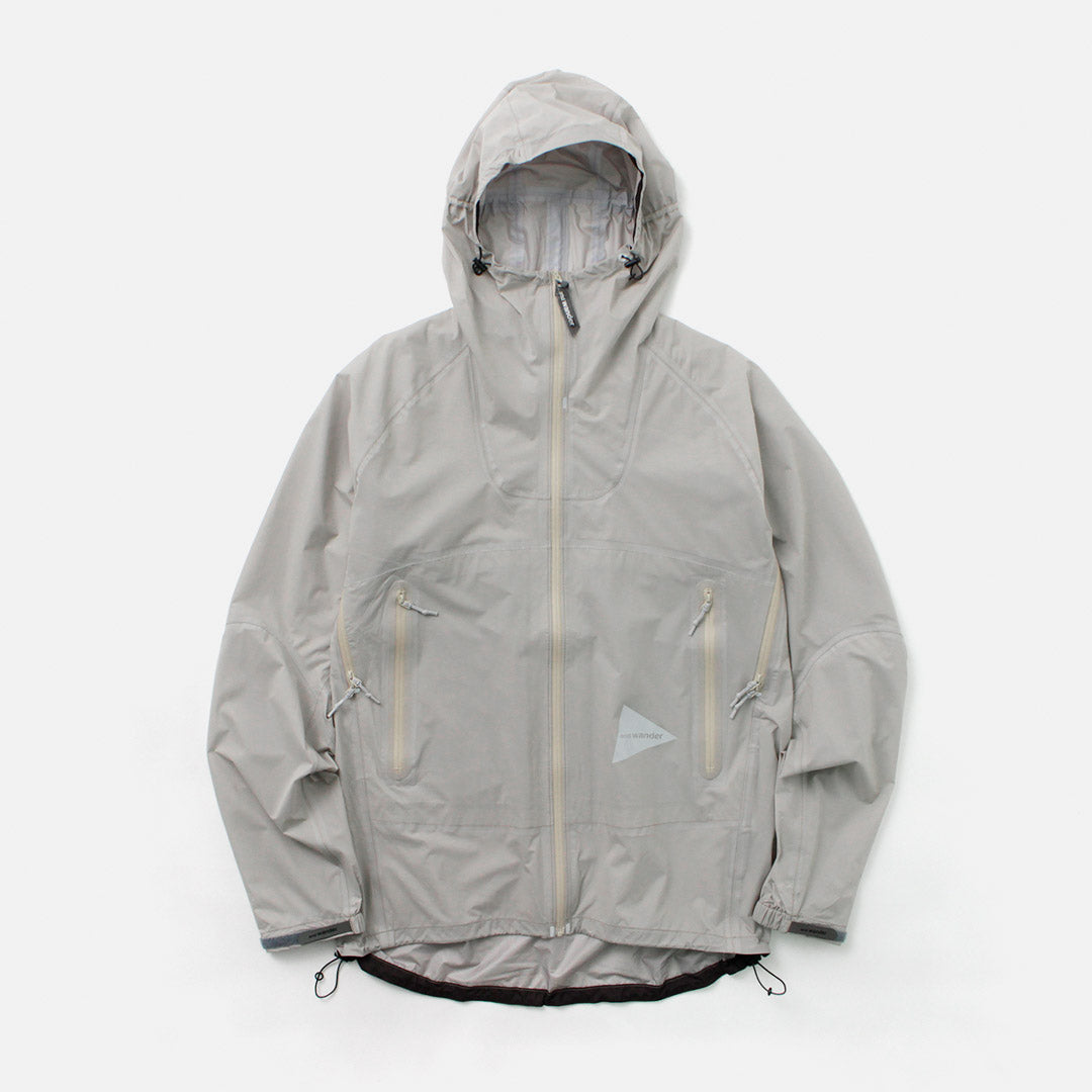 Y chaqueta de lluvia ultraligera de vagabundo / 3 capa