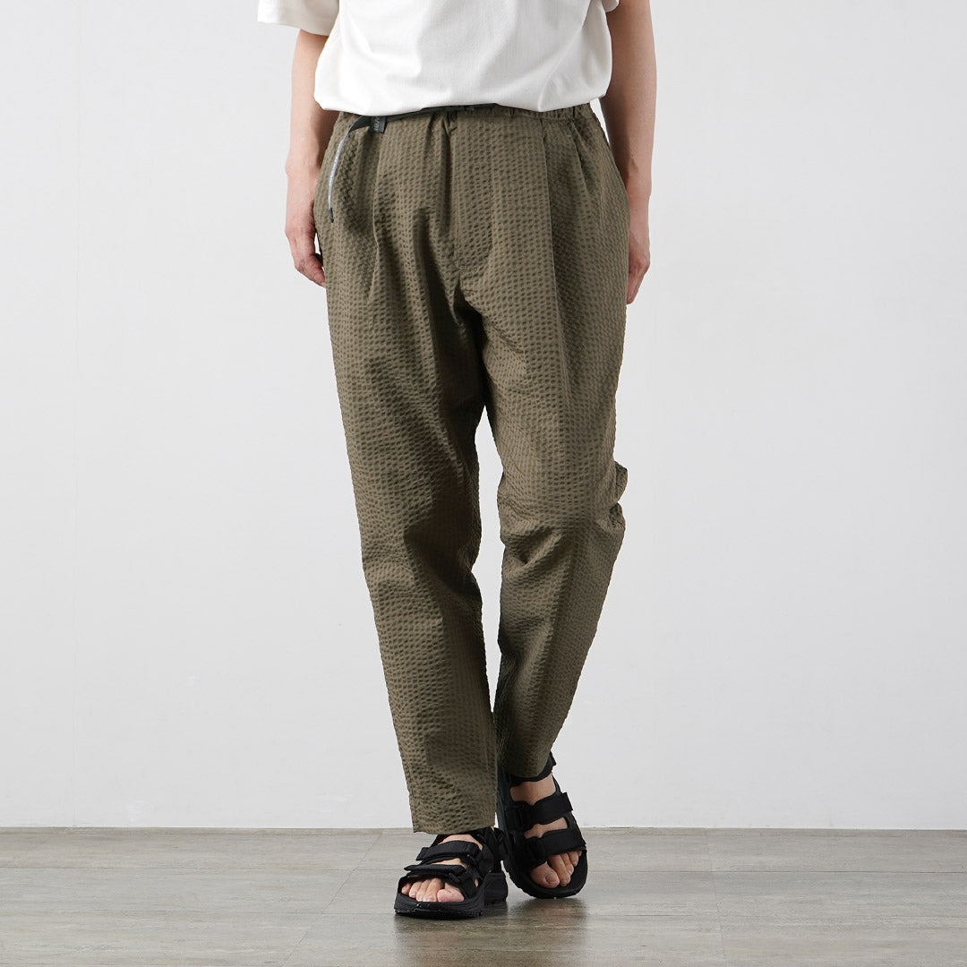 AND WANDER / Dry Soft Seersucker Pants