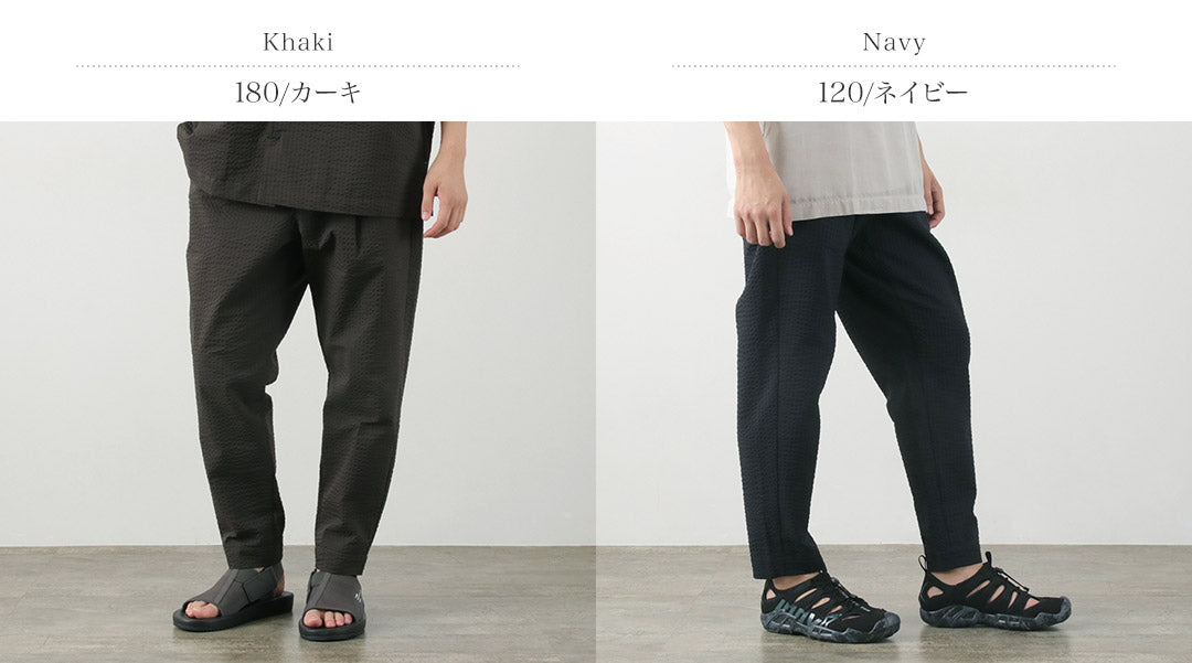 Y de vagar / secar suaves pantalones de Seersucker