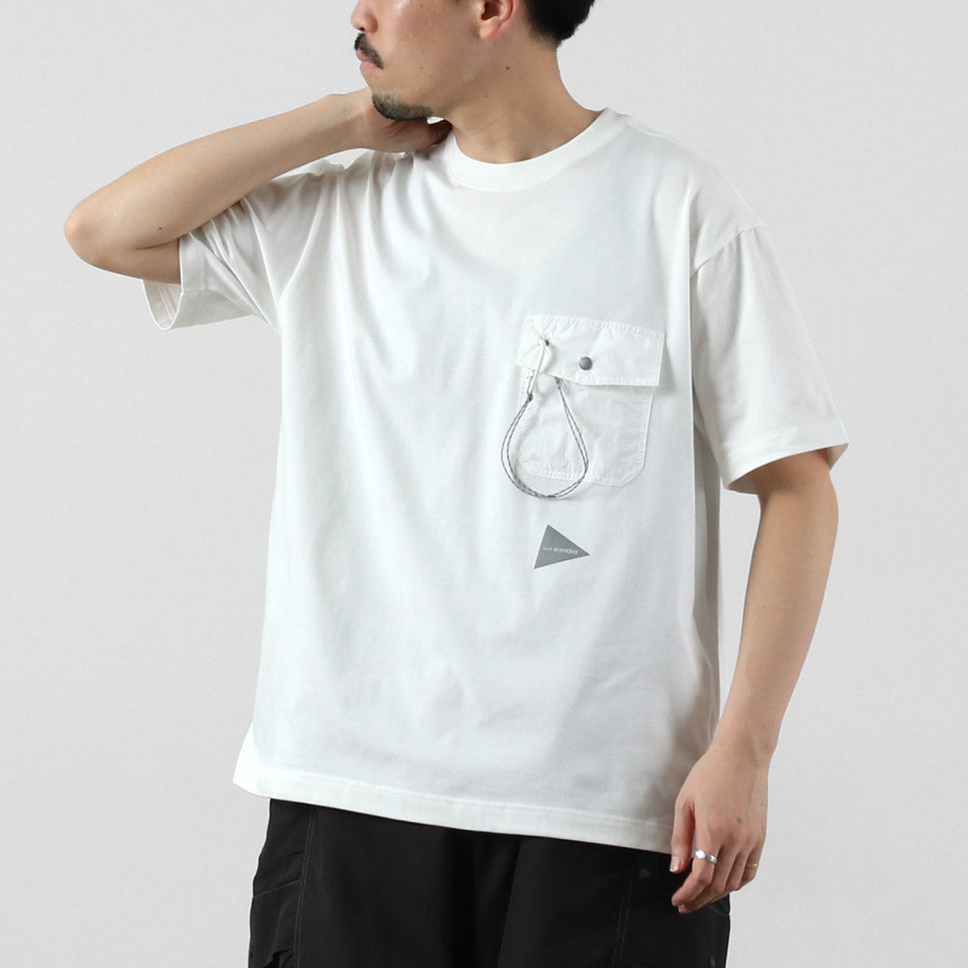AND WANDER / Pocket T-shirt