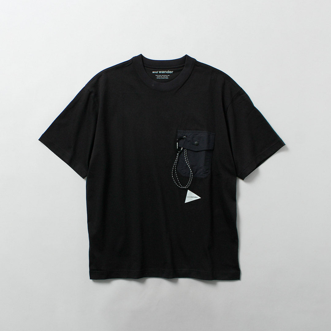 AND WANDER / Pocket T-shirt