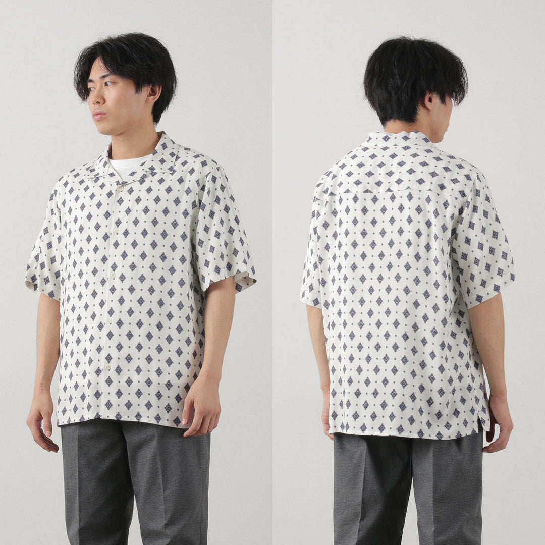 Cera londres / didcot camisa de manga corta ditsy baldoso