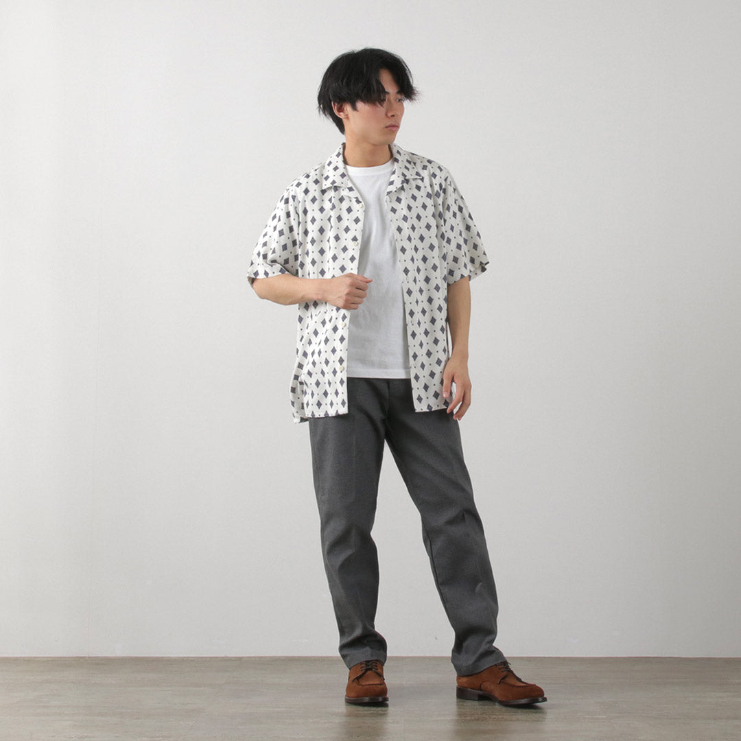 Cera londres / didcot camisa de manga corta ditsy baldoso