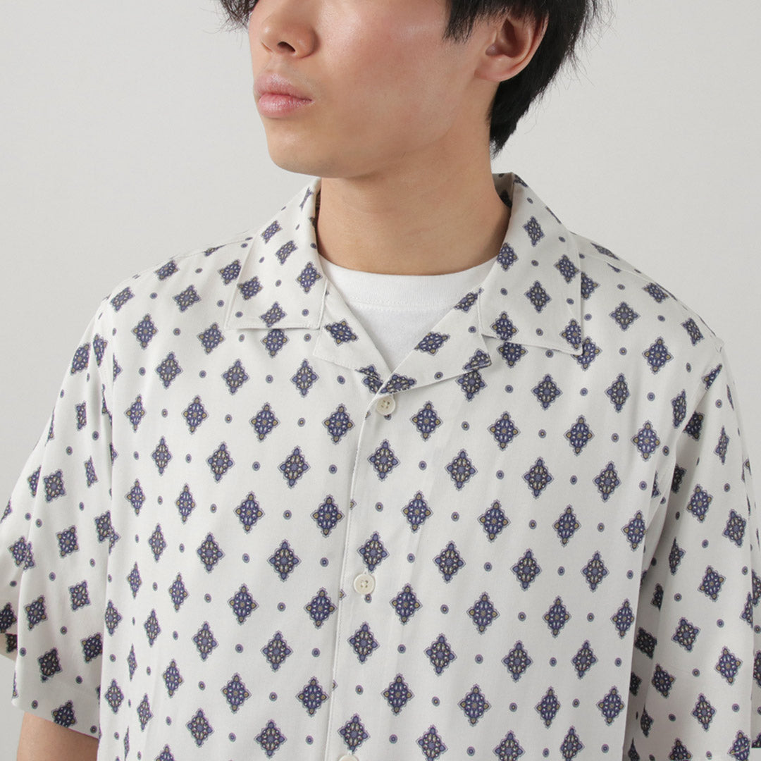 Cera londres / didcot camisa de manga corta ditsy baldoso