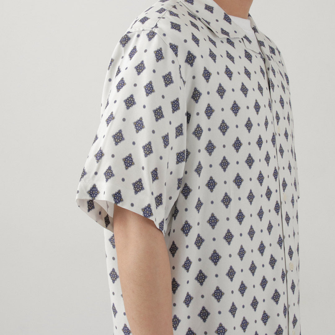 Cera londres / didcot camisa de manga corta ditsy baldoso