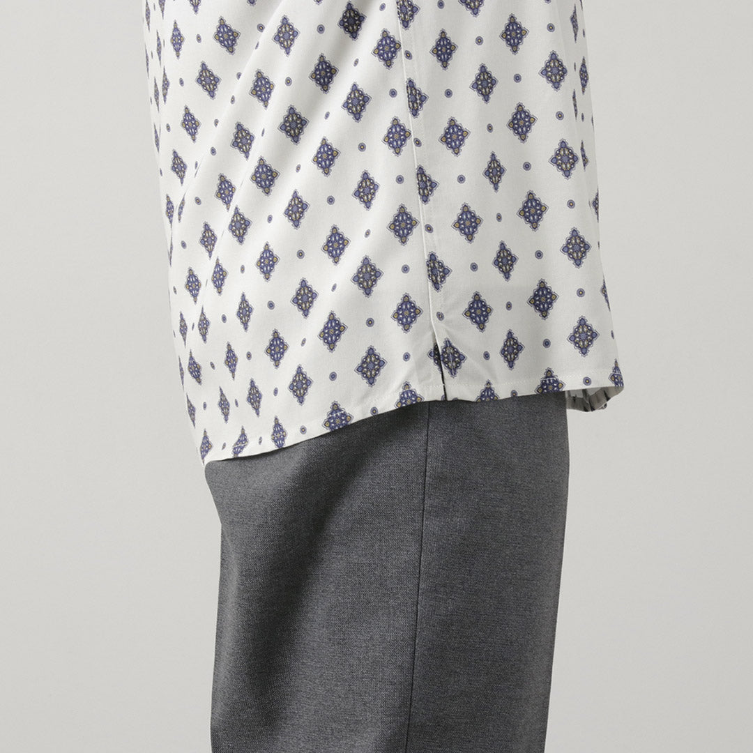 Cera londres / didcot camisa de manga corta ditsy baldoso