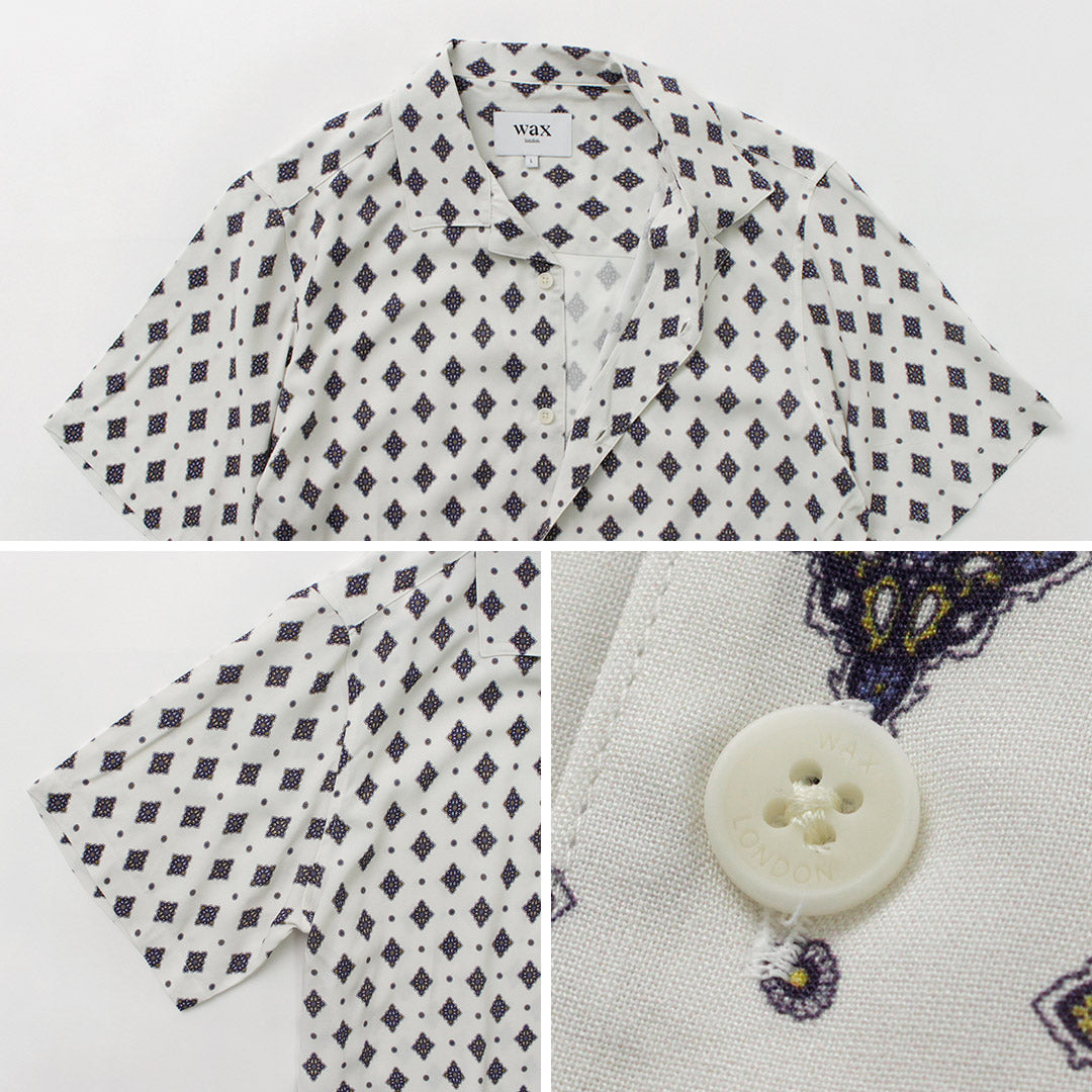 Cera londres / didcot camisa de manga corta ditsy baldoso