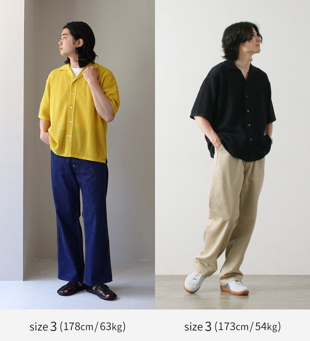 YONETOMI NEW BASIC / Cotton Breezy Knitted Shirt