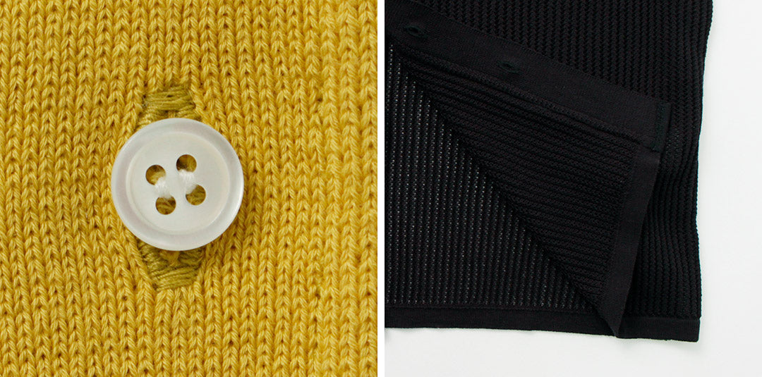 YONETOMI NEW BASIC / Cotton Breezy Knitted Shirt