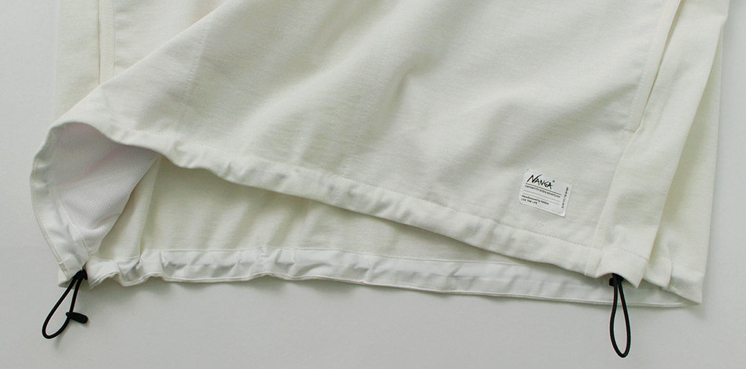 T-shirt à manches longues surdimensionnées nanga / eco