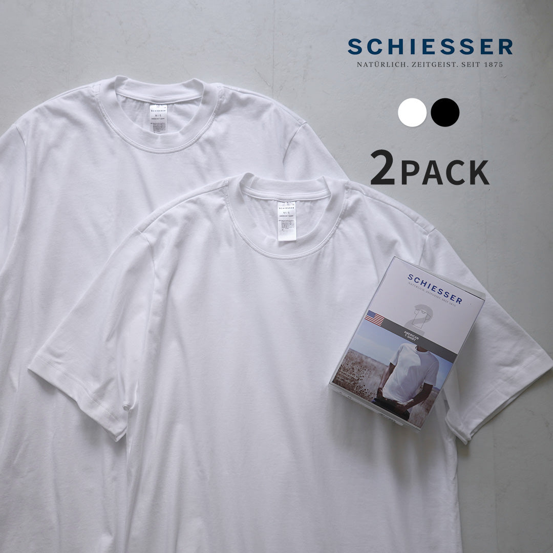 Schiesser / American Crew Neck 2 Pack Camiseta
