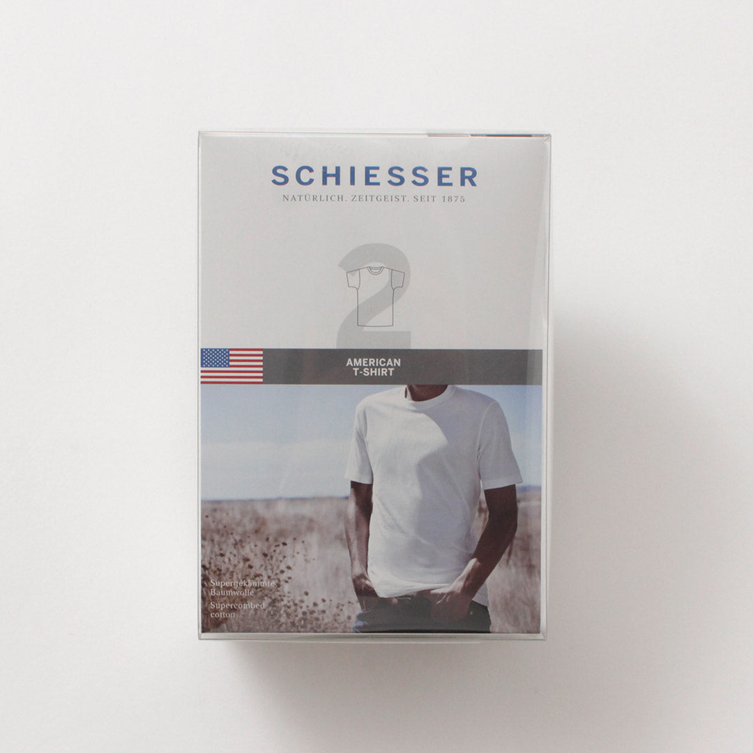 Schiesser / American Crew Neck 2 Pack Camiseta