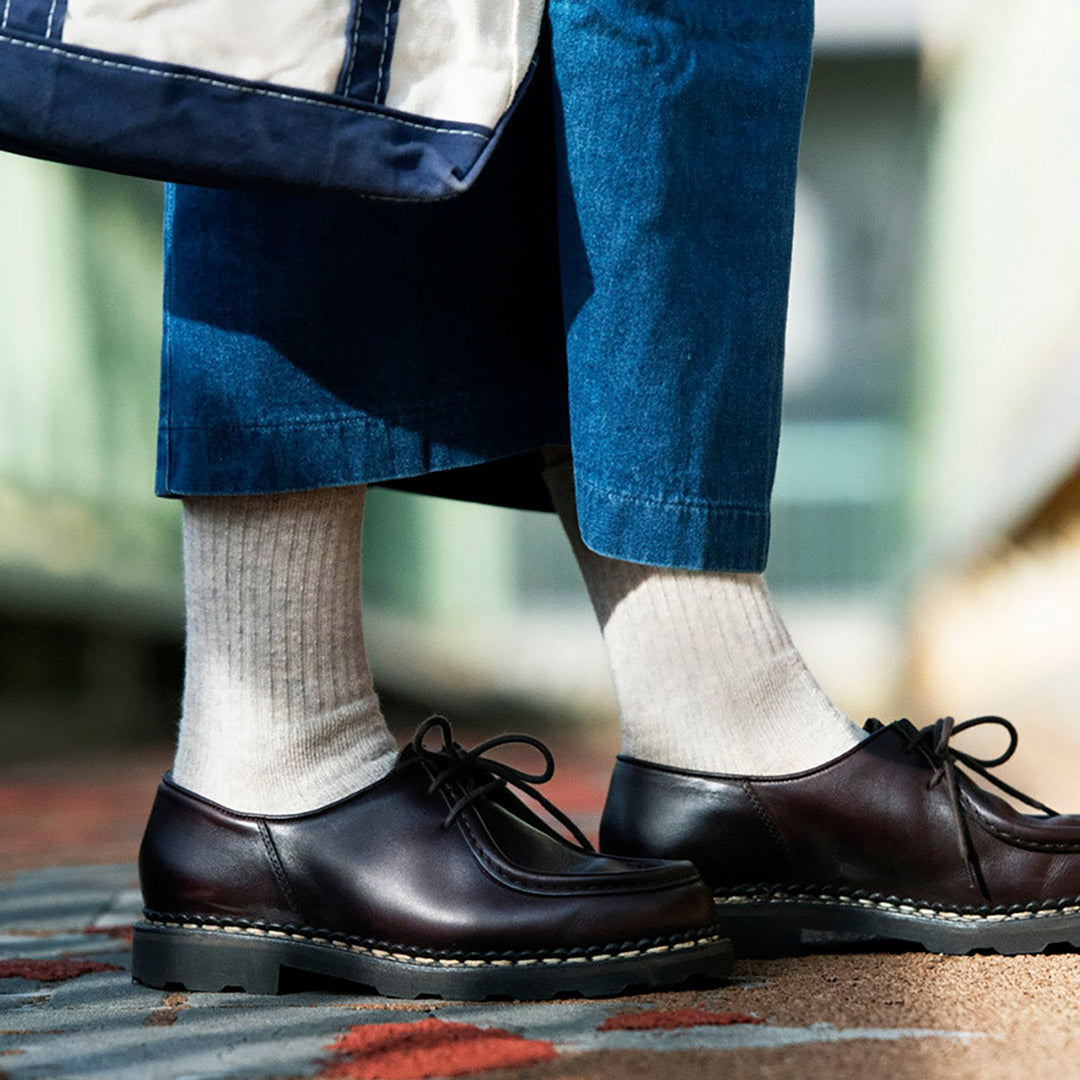 Rototo / Double Face Mini Crew Socks有机棉