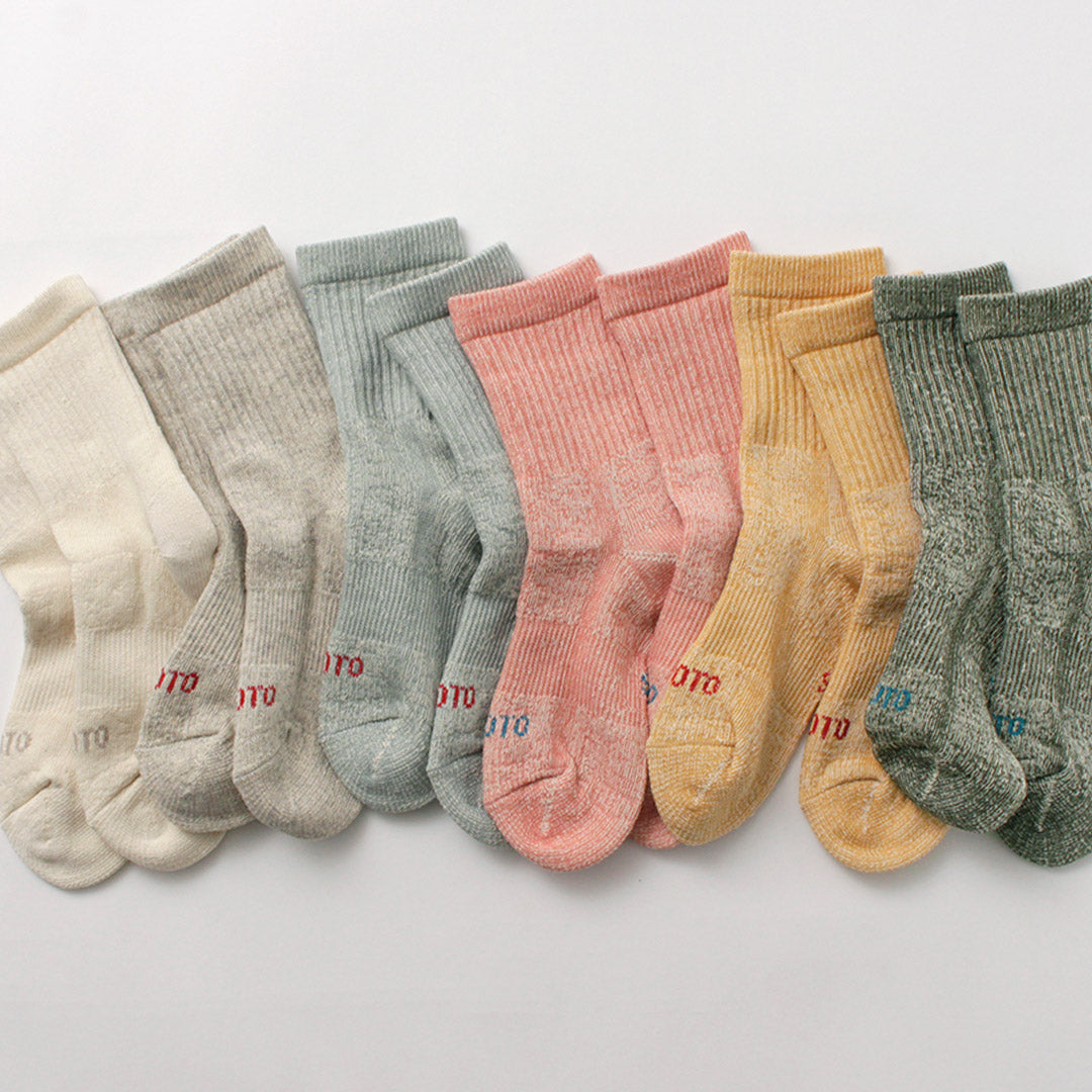 Rototo / Double Face Mini Crew Socks有机棉