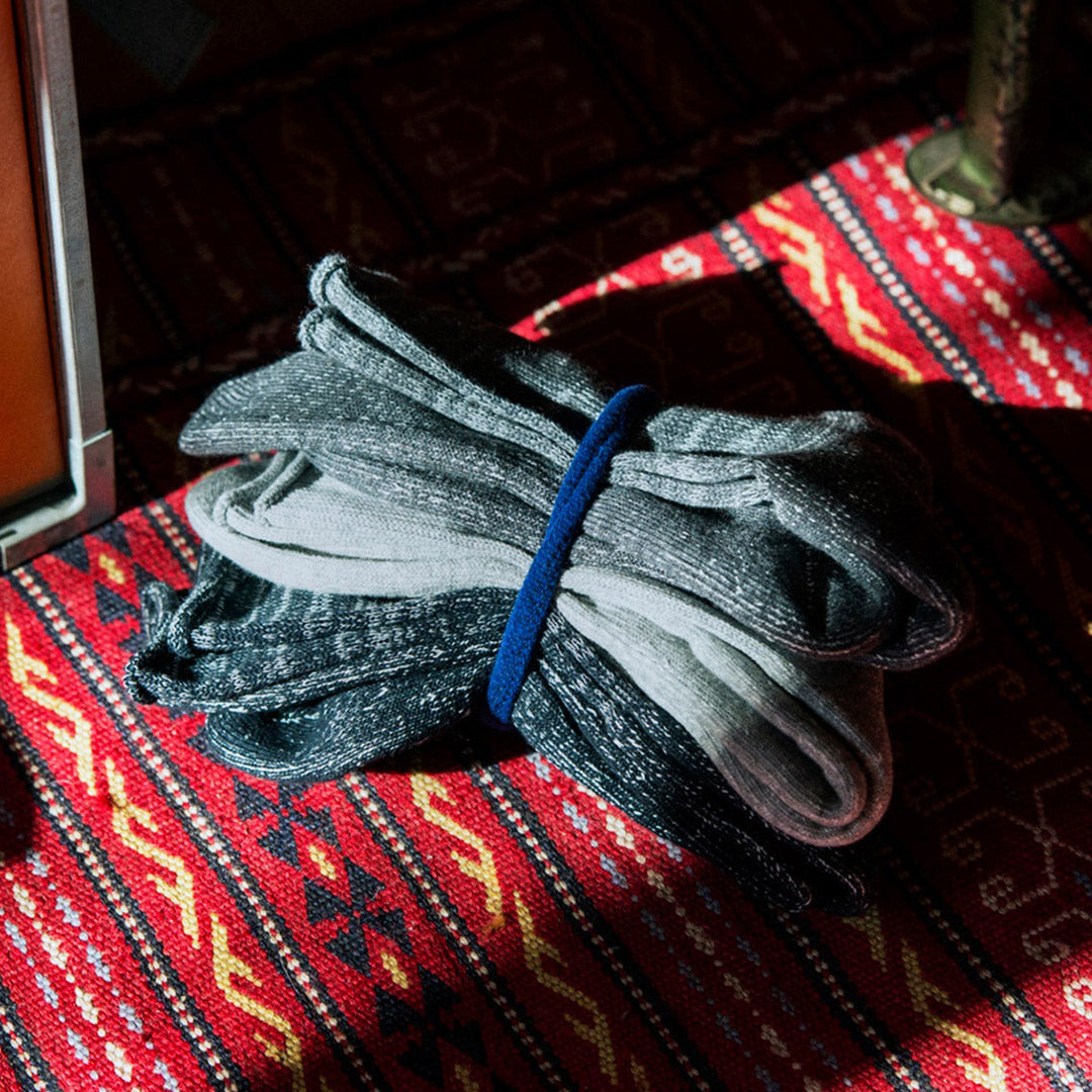 ROTOTO / Japanese Paper Pile Crew Socks