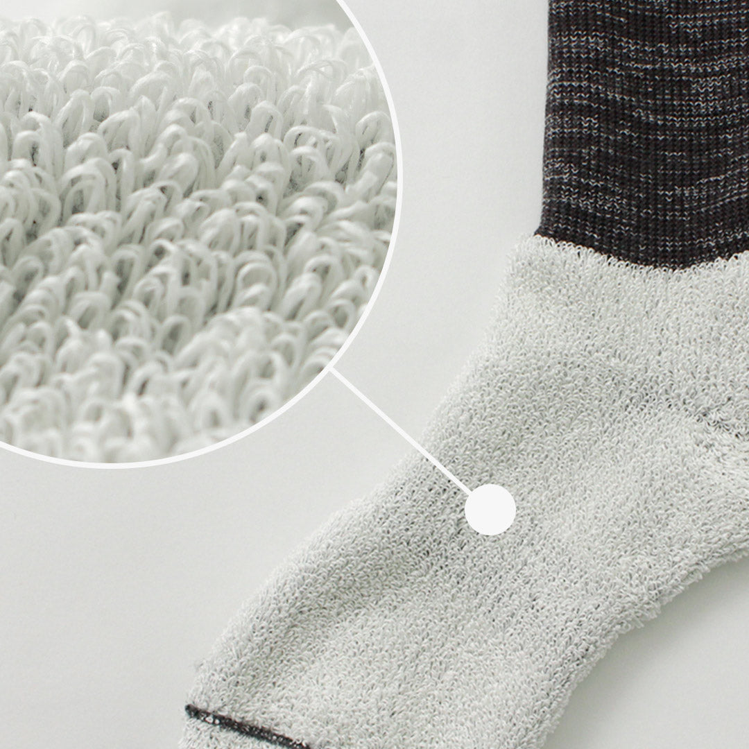 ROTOTO / Japanese Paper Pile Crew Socks