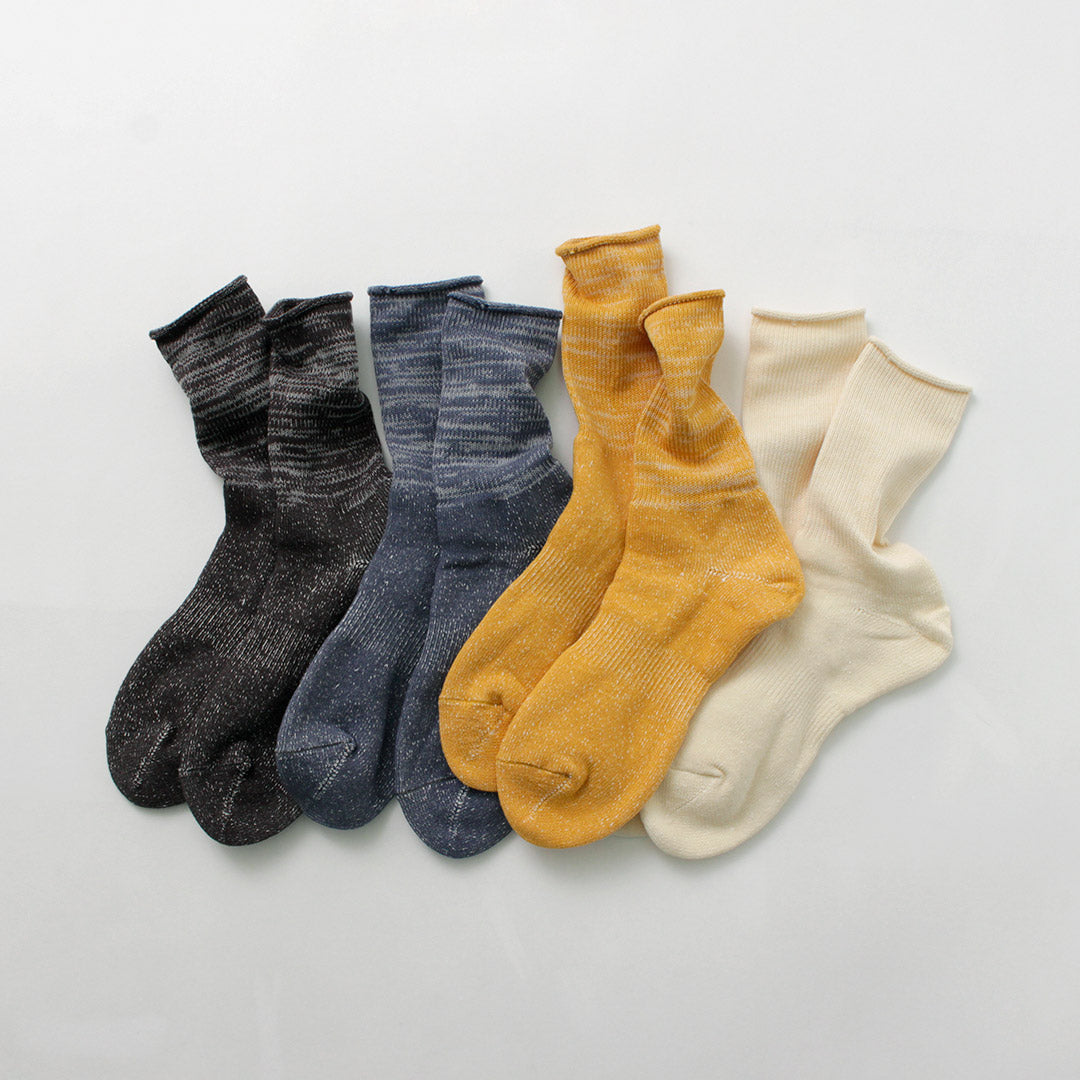 ROTOTO / Japanese Paper Pile Crew Socks