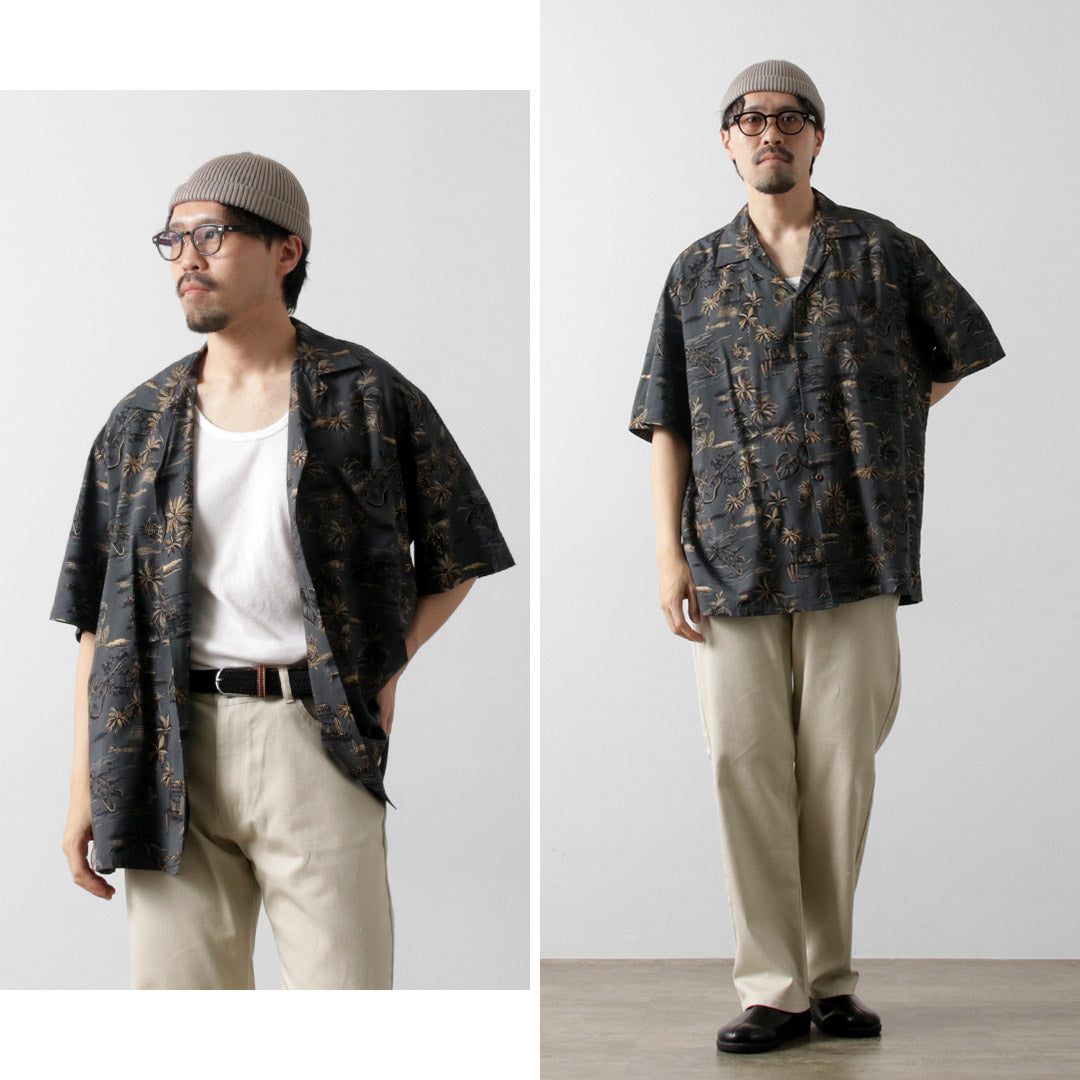 TWO PALMS / Golden Vintage Hawaiian Shirt