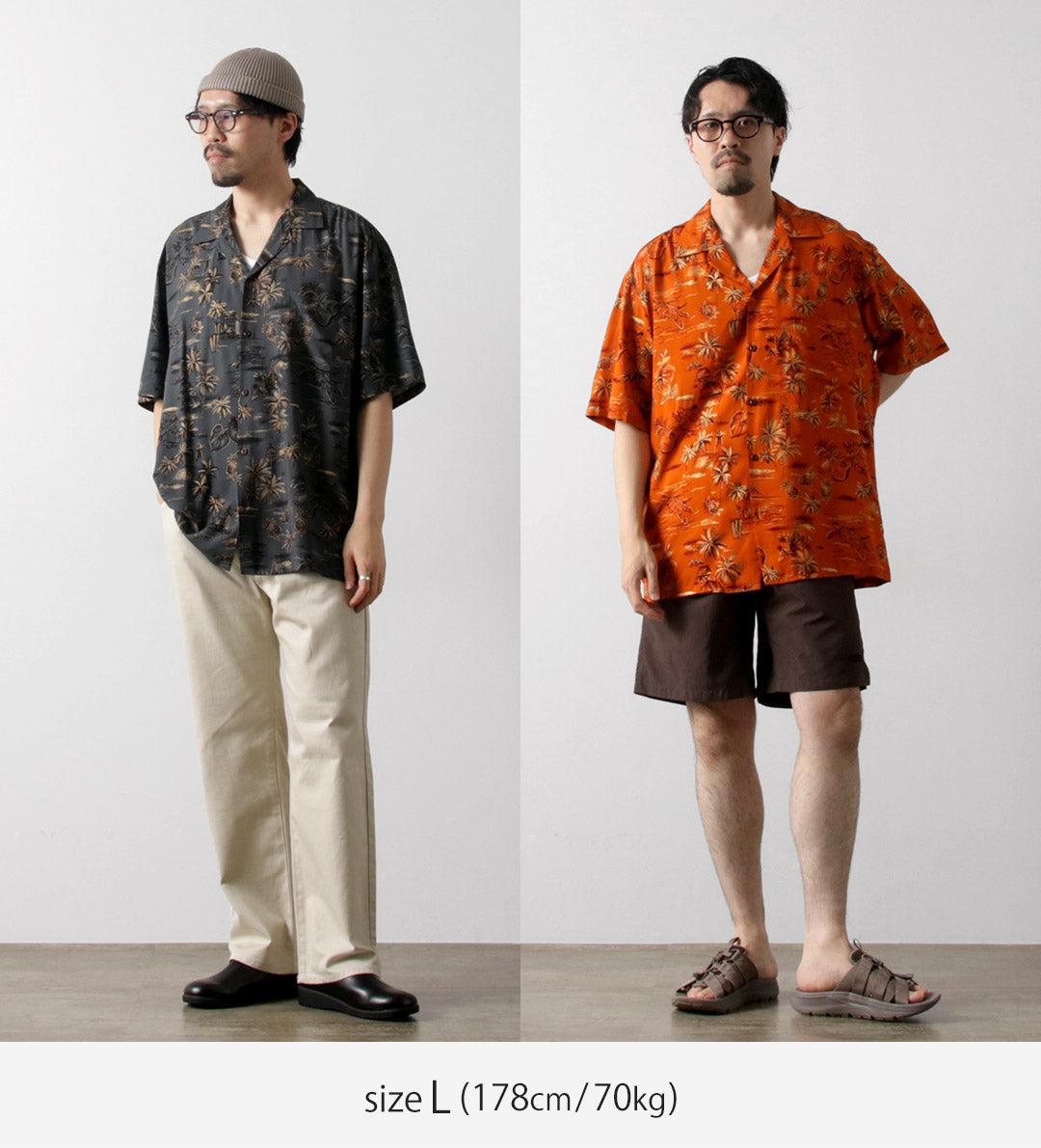 TWO PALMS / Golden Vintage Hawaiian Shirt