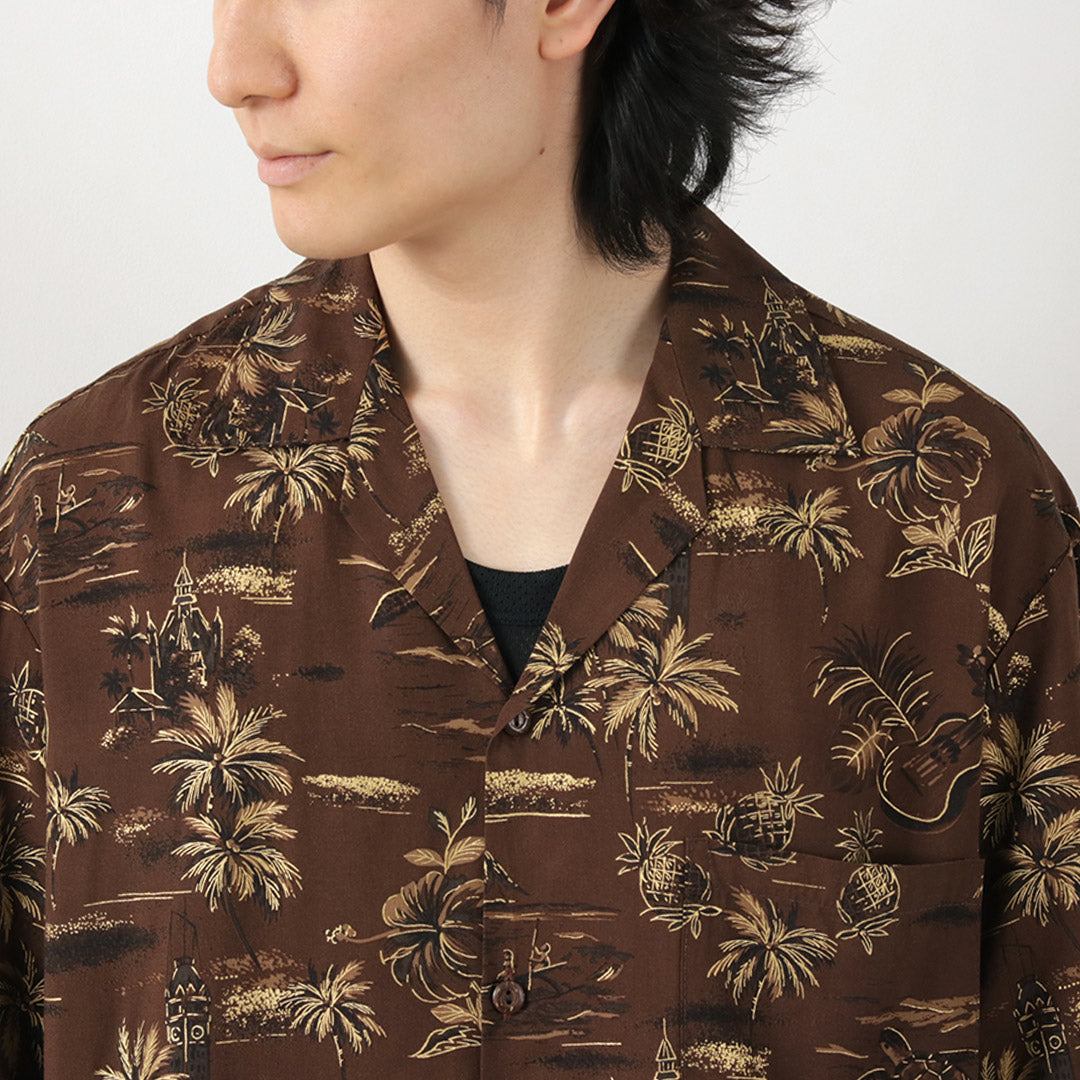TWO PALMS / Golden Vintage Hawaiian Shirt