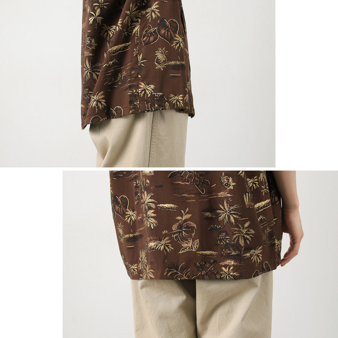 TWO PALMS / Golden Vintage Hawaiian Shirt