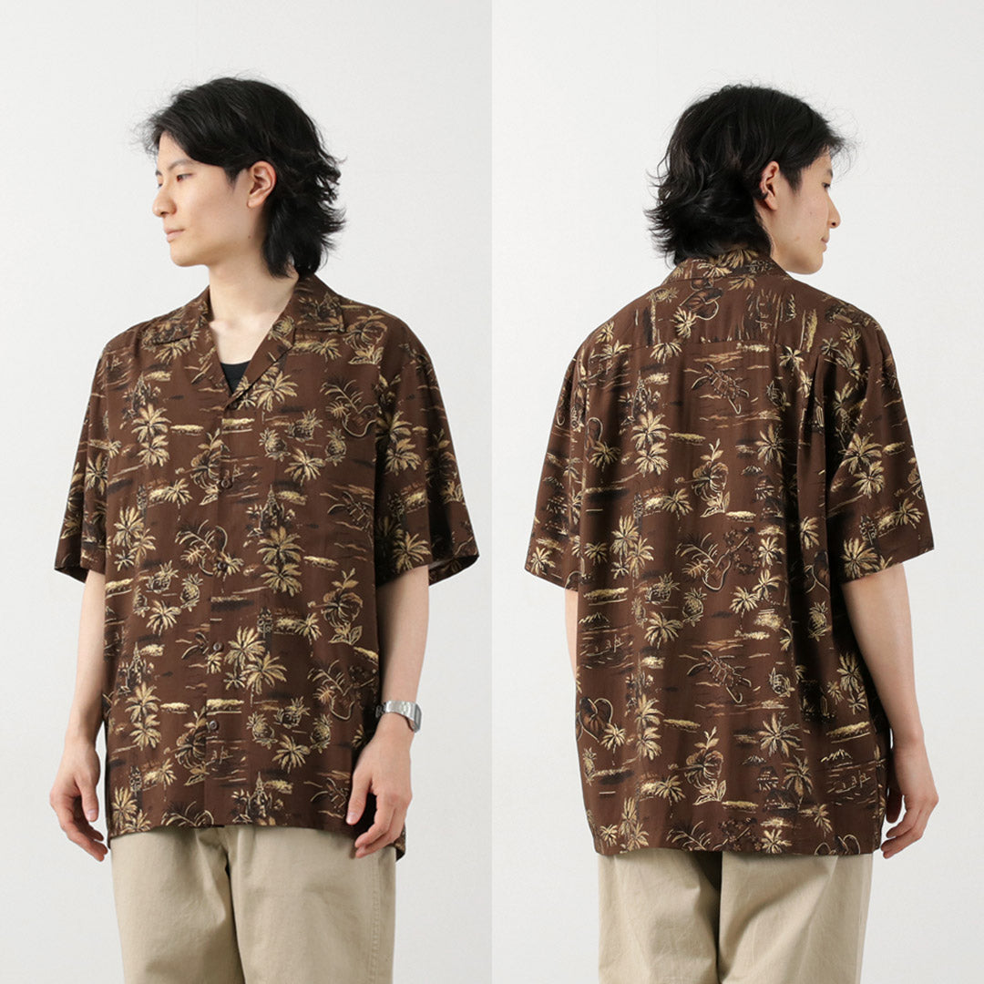 TWO PALMS / Golden Vintage Hawaiian Shirt
