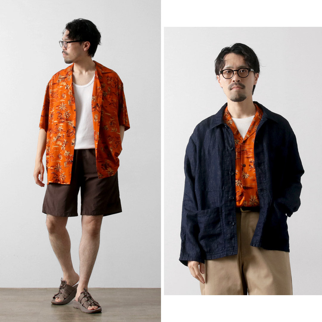 TWO PALMS / Golden Vintage Hawaiian Shirt