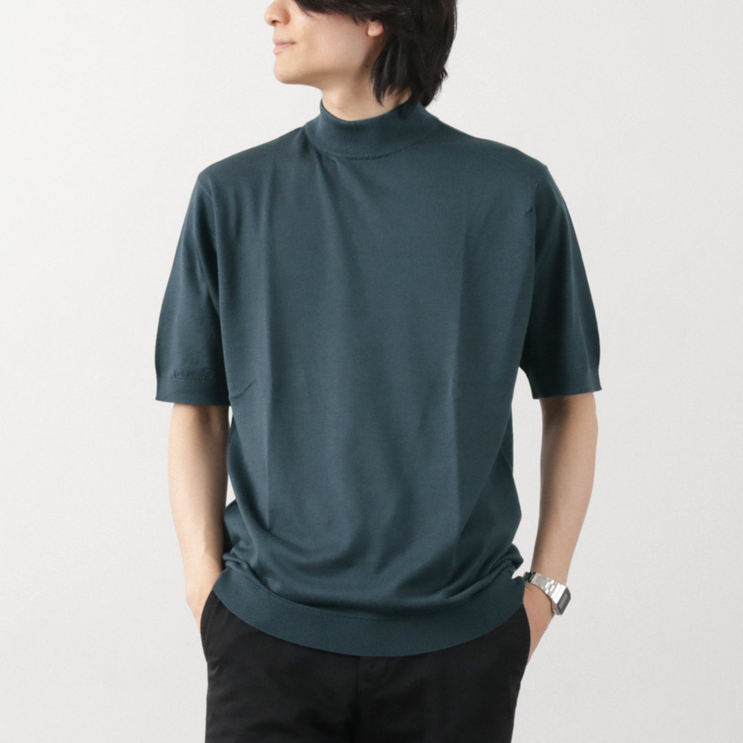 John Smedley / Sea Island Cotton 30量规模拟颈编织