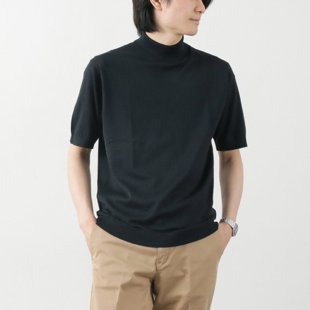 John Smedley / Sea Island Cotton 30量规模拟颈编织