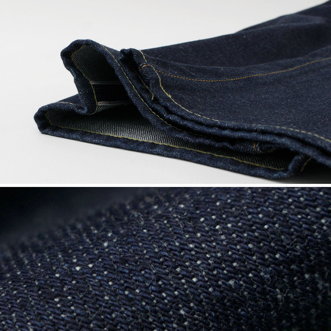 El overol más azul / pantalones de mezclilla de silueta grandes